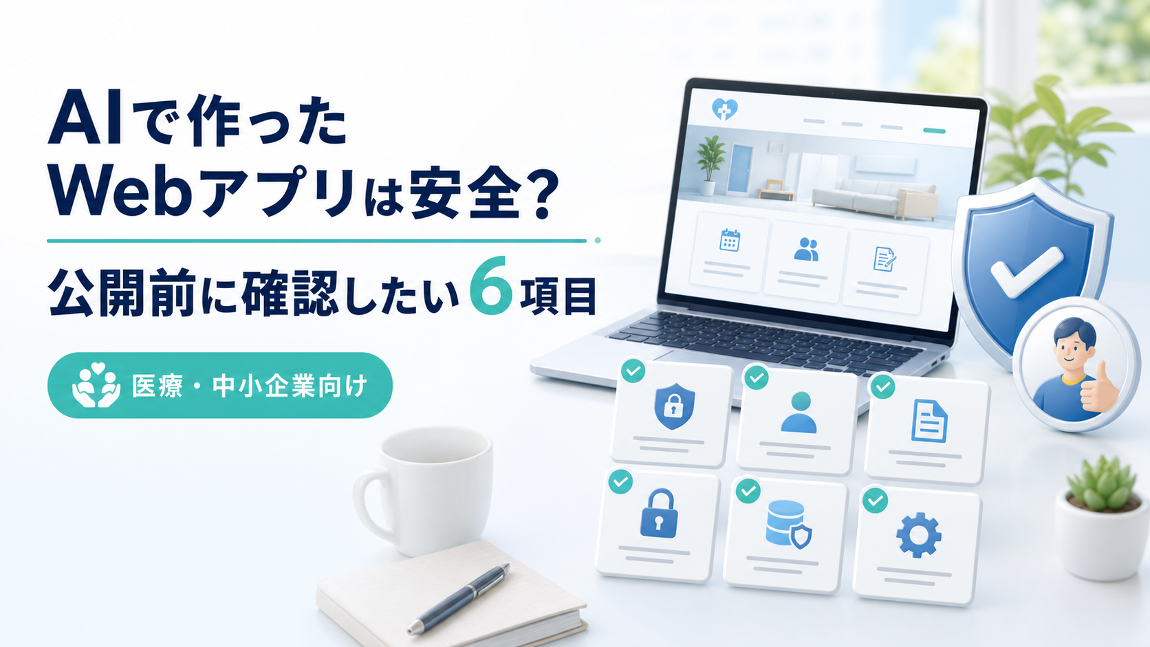AIで作ったWebアプリは安全?公開前に確認したい6項目