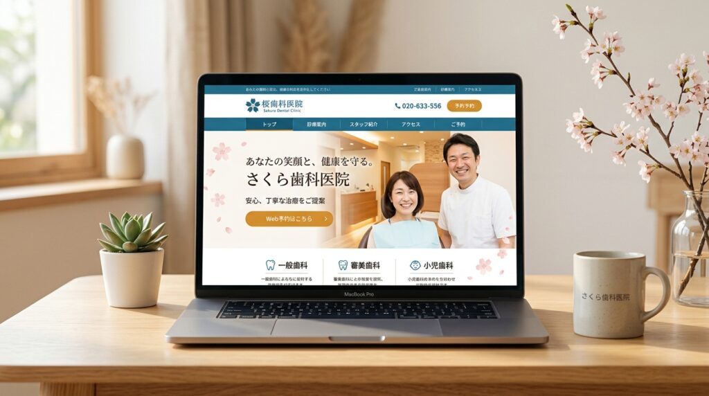 【さくらデンタルクリニック】歯科医院デモサイト サムネイル