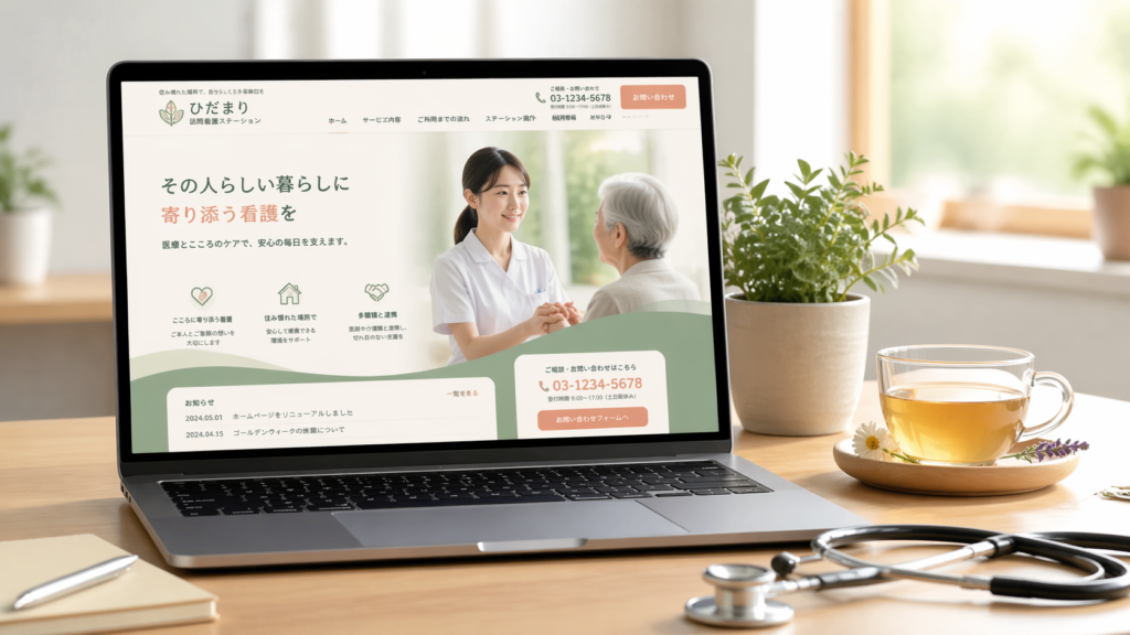 【そよかぜ訪問看護ステーション】訪問看護デモサイト サムネイル